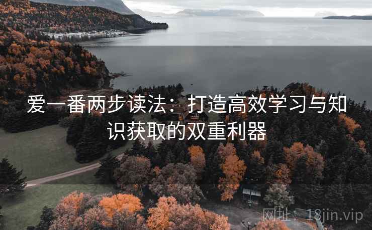 爱一番两步读法:打造高效学习与知识获取的双重利器